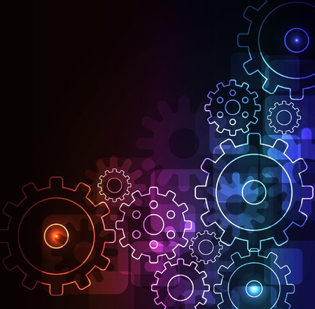 glowing abstract backgroundのイラスト素材