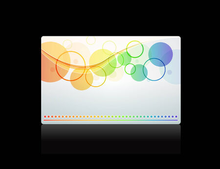 Gift card, templateのイラスト素材