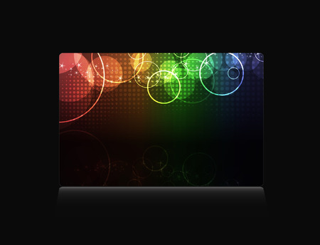 Gift card, template のイラスト素材