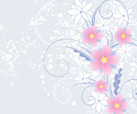 floral background のイラスト素材