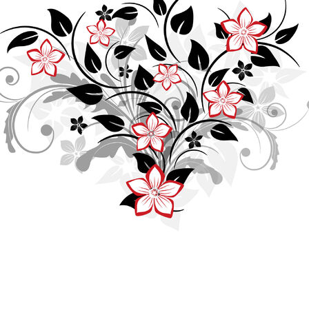 Floral background のイラスト素材