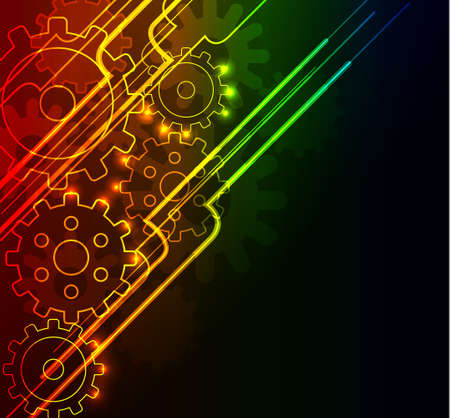 technology abstract backgroundのイラスト素材