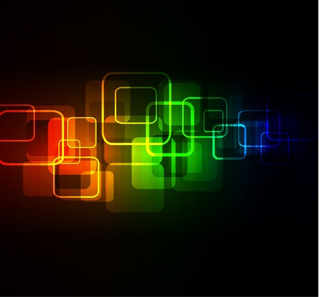 Stylized abstract background with  glowing elements のイラスト素材