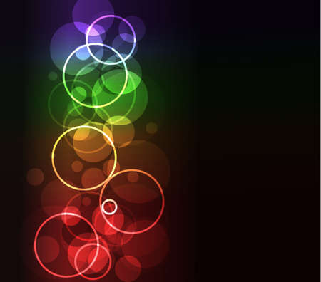 Stylized abstract background with  glowing elementsのイラスト素材