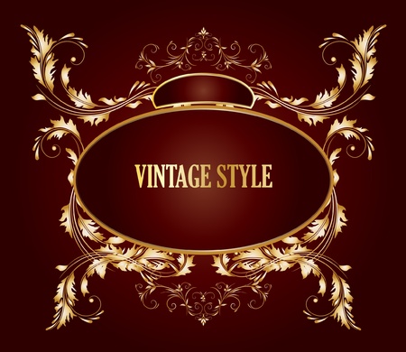 Vintage frameのイラスト素材