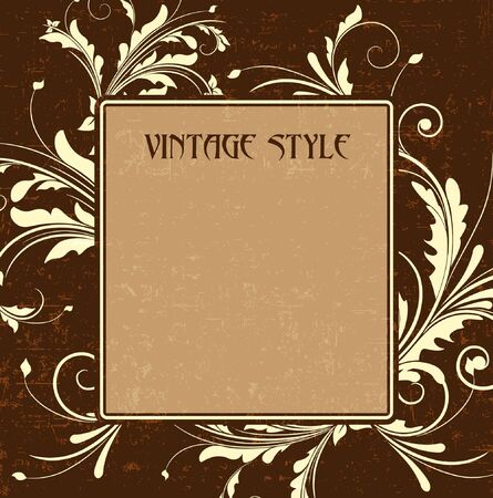 Vintage frameのイラスト素材