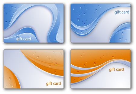 gift card setのイラスト素材