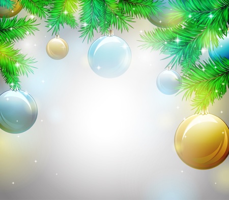 Christmas background, vector illustrationのイラスト素材