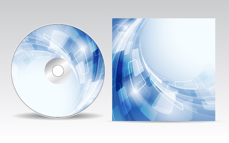 CD cover designのイラスト素材