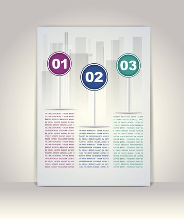 Modern infographics templateのイラスト素材