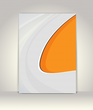 Flyer or brochure template, abstract technology designのイラスト素材