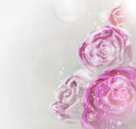 Floral backgroundのイラスト素材