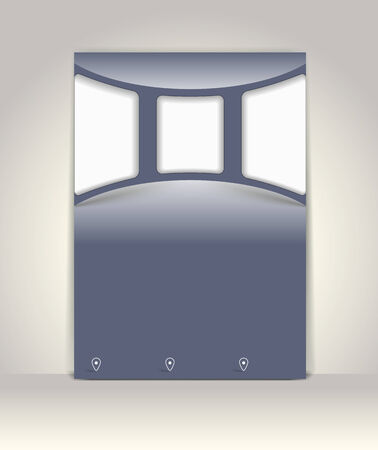 Flyer, brochure or magazine cover templateのイラスト素材