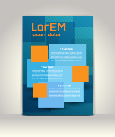 Flyer, brochure or magazine cover templateのイラスト素材