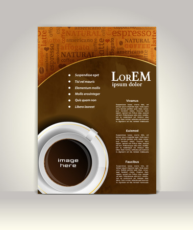 Flyer, brochure or magazine cover templateのイラスト素材