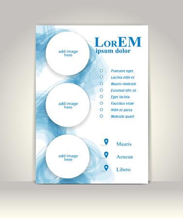 Flyer, brochure or magazine cover templateのイラスト素材