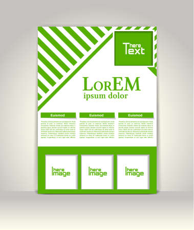 Brochure or magazine cover templateのイラスト素材