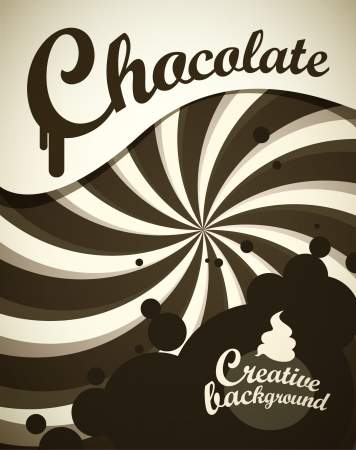 Chocolate backgroundのイラスト素材
