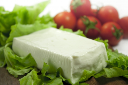 cheese lsalad tomatoの写真素材