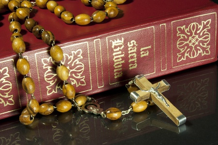 Bible and rosary