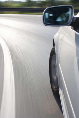 car at high speed while corneringの写真素材