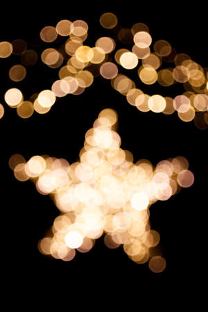 abstract image of lights forming a star
