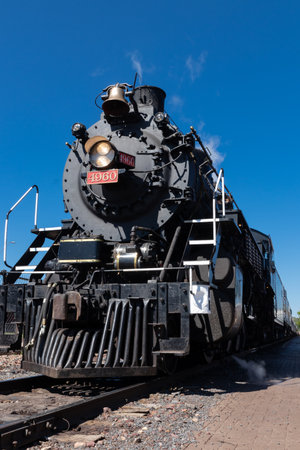 old steam train in williams arizona