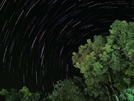 Circumpolar photograph taken in Oaxaca, Mexicoの写真素材