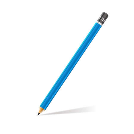 Realistic pencil 2b illustrationのイラスト素材