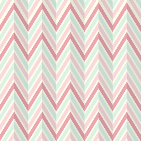 Seamless zigzag background. Vector illustration, pastel colorsのイラスト素材