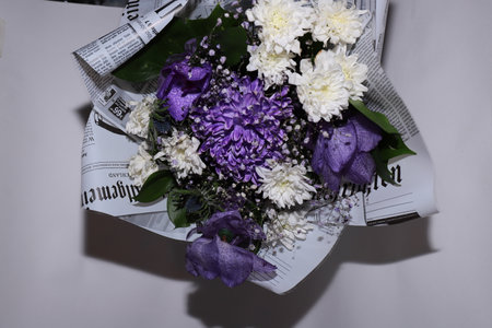 photo of a beautiful bouquet of flowersの写真素材