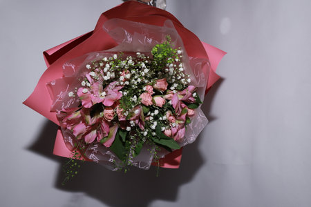 photo of a beautiful bouquet of flowersの写真素材