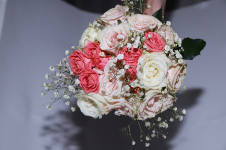 photo of a beautiful bouquet of flowersの写真素材