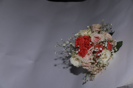 photo of a beautiful bouquet of flowersの写真素材