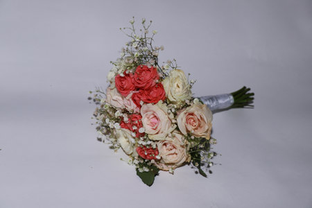 photo of a beautiful bouquet of flowersの写真素材