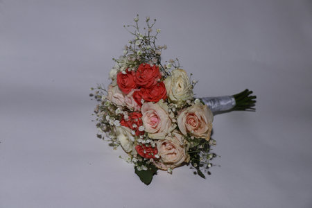 photo of a beautiful bouquet of flowersの写真素材