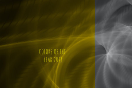 Abstract background with the color of the year 2021 yellow and gray. High quality photoの写真素材