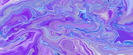 Abstract fluid background purple and blue colors. Illustration