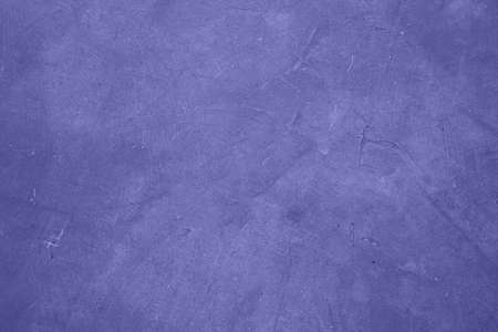 Concrete wall with scratches, purple color blue background, Color of the year 2022 violet, swatchの写真素材