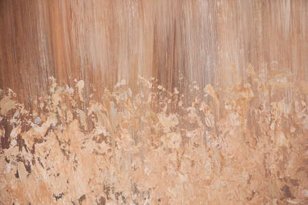 Abstract beige art background. Acrylic painting on canvas with light spots and gradient. High...