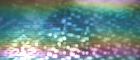 Blurry holographic rainbow color. Banner abstract bright holographic texture design for drawing and background. Minimalist style. High quality photoの写真素材