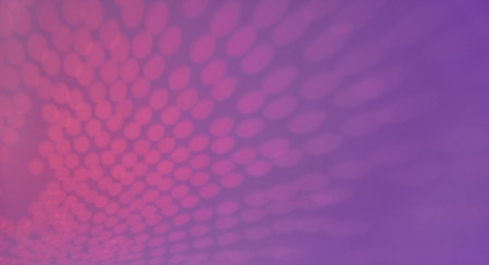 Abstract glowing circular lines on a purple background. Geometric design in a circle. A futuristic concept of technology. Suitable for poster, cover, banner, brochure. High quality photoの写真素材