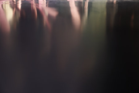 The floor in the dance hall with the reflection of childrens feet. Classic childrens choreography with the possibility of copying. Reflection from the floor. High quality photoの写真素材