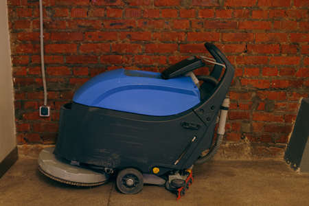 Industrial Floor Washing Machine. High quality photoの写真素材
