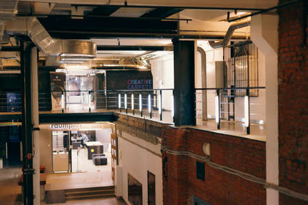Shopping mall lighting, artificial interior lighting. High quality photo