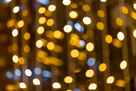 Background in the form of a bokeh , a lot of New Years bokehの写真素材