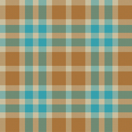 Tartan plaid. Scottish pattern in blue, beige and white cage. Scottish cage. Traditional Scottish checkered background. Seamless fabric texture For textile, packingの写真素材