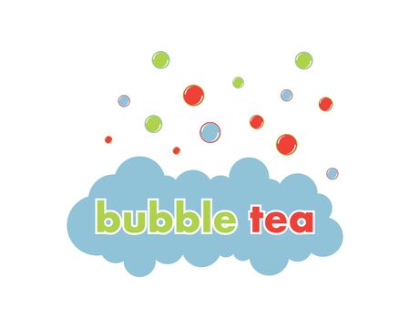 Bubble logo template vector icon illustration designのイラスト素材