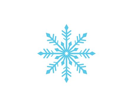 Snowflakes Logo Template illustrationのイラスト素材