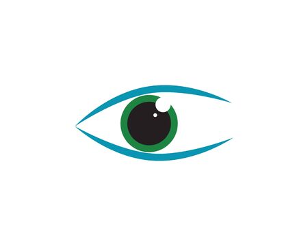 Eye care Logo Template illustrationのイラスト素材